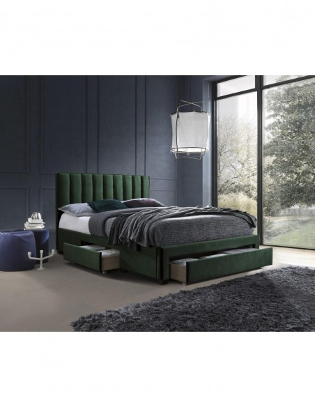 pat-dormitor-grace-160-verde-inchis