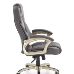 Scaun Birou DESMOND Piele Ecologica Gri