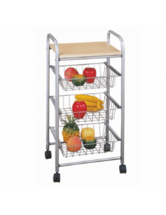 Raft cu coşuri de sârmă, fag, CAMPO-110045