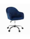 scaun-de-birou-material-textil-din-catifea-albastru-crom-erol
