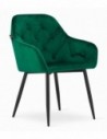 scaun-forio-catifea-verde-picioare-negre-x-2