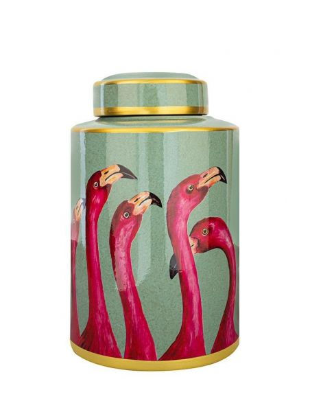 borcan-decorativ-kare-flamingos-29cm
