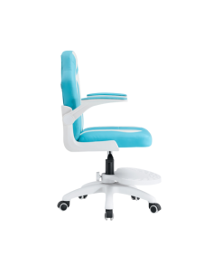 scaun-birou-copii-cu-suport-pentru-picioare-ramil-albastrualb 2