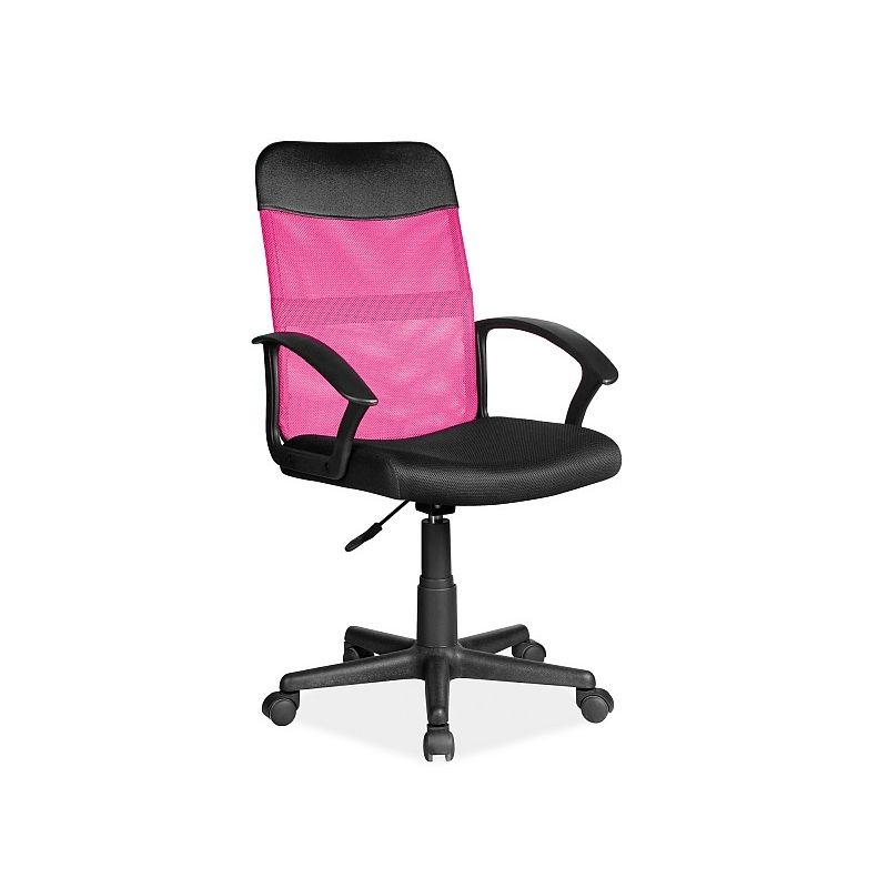 scaun-rotativ-q-702-roz-negru