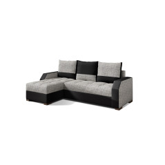 Coltar Living ARIS Gri Suvitat/Negru Berlin 01/Soft 11 Stanga