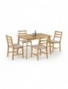 set-dining-masa4-scaune-cordoba-stejar-deschis