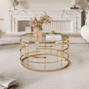 Aurul în Decor: Cum Să Integrezi Măsuțele de Cafea Aurii în Livingul Tău